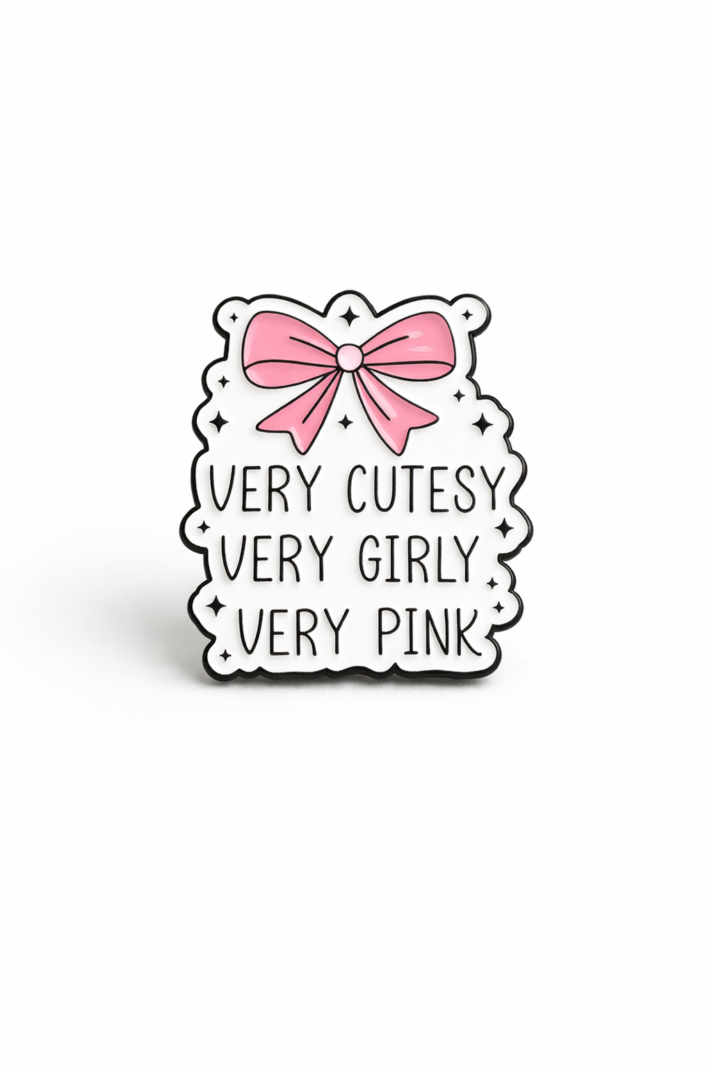 Very Cutesy, Very Girly, Very Pink Enamel Pin