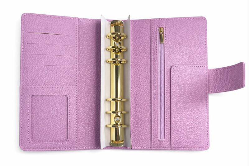 Lilac Quilted A6 Binder
