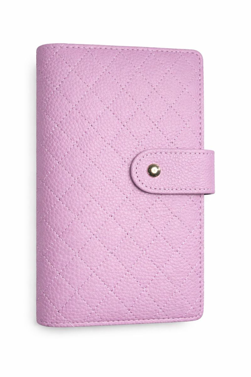 Lilac Quilted A6 Binder