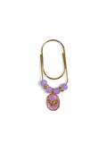 Lavender Butterfly Paperclip Charm