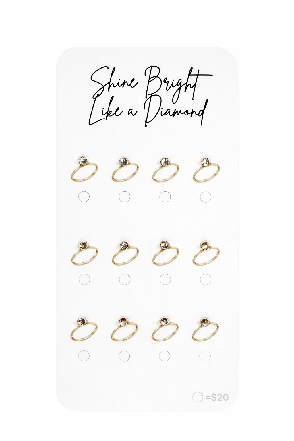 Shine Bright Like a Diamond Savings Challenge