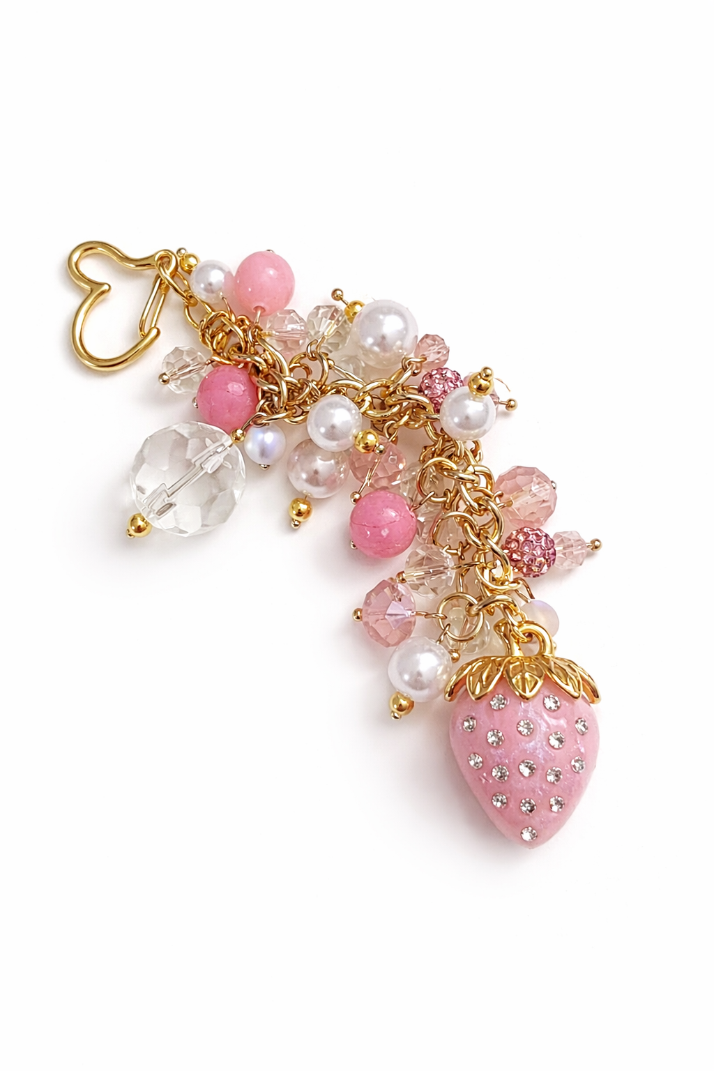 Strawberry Charm Keychain
