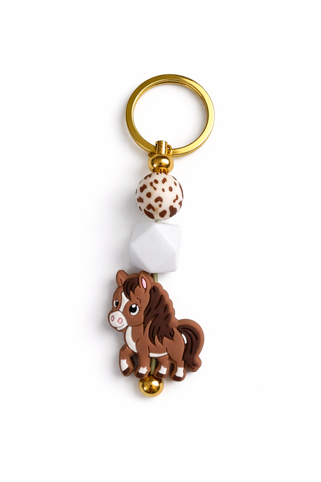 Pony Charm Keychain