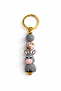 Donkey Charm Keychain