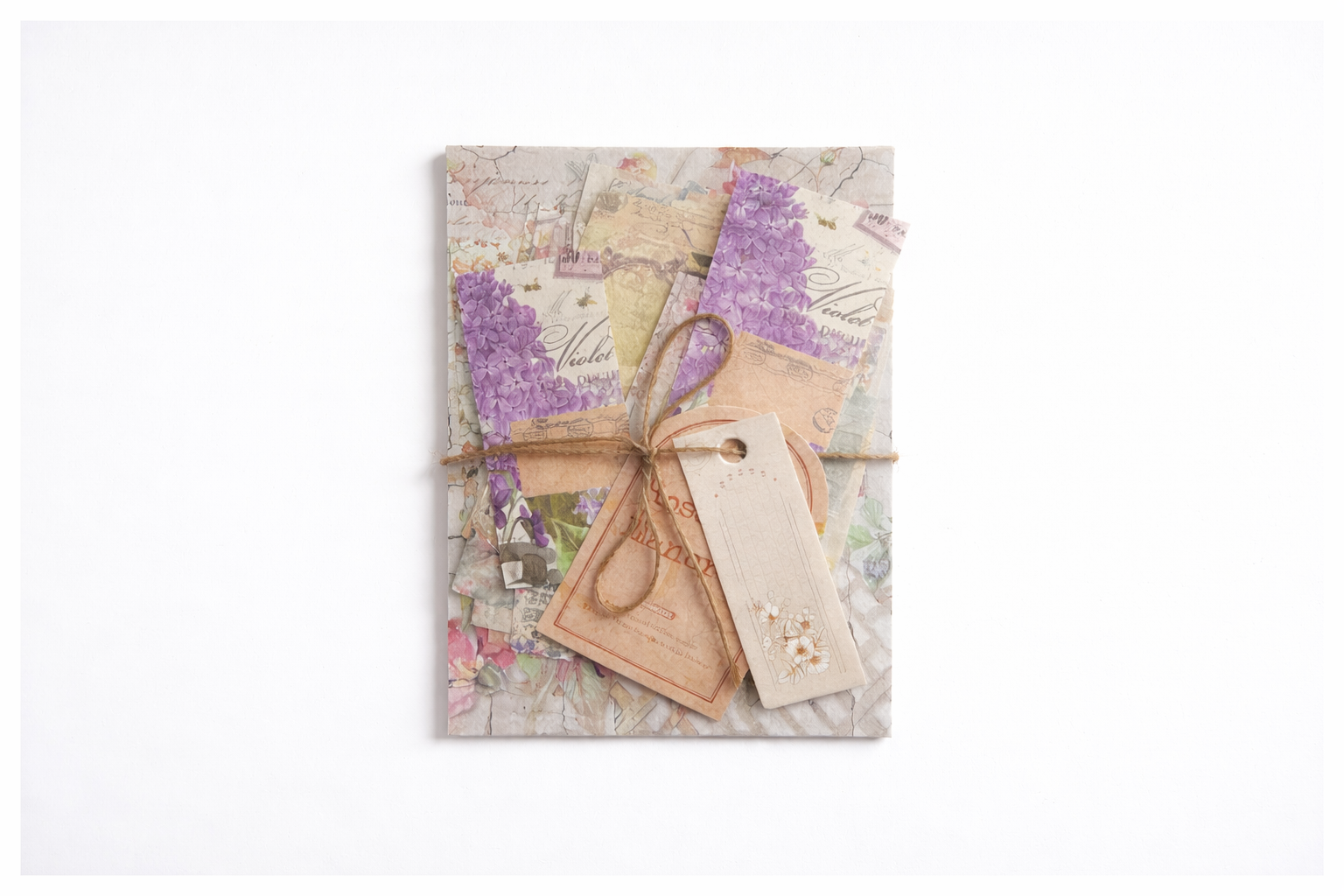 Botanical Junk Journal Paper Bundle